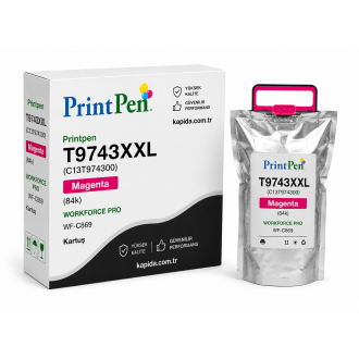 Printpen Epson T9743XXL (C13T974300) Kırmızı (84K) WorkForce Pro WF-C869 Kartuş