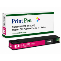 Printpen Hp 973X (F6T82Ae) Kırmızı (7K) Pagewide Pro 452 477 Kartuş