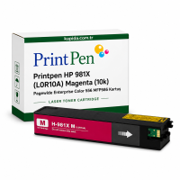 Printpen Hp 981X (L0R10A) Kırmızı (10K) Pagewide Enterprise Color 556 Mfp586 Kartuş