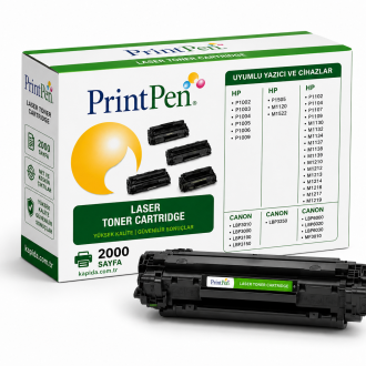 Printpen HP CE285A CB435A CB436A CANON CRG-712,713,725 (2K) P1002 P1005 Toner
