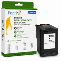 Printpen Hp No.305Xl/307Xl Black (3Ym62Ae) (100% Yeni) Deskjet 2320 2700 Kartuş