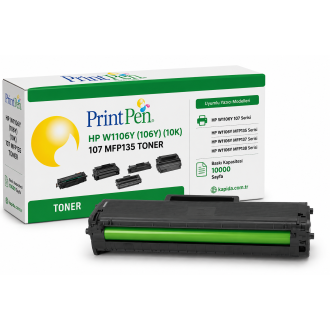 Printpen HP W1106Y (106Y) (10K) 107 MFP135 Toner