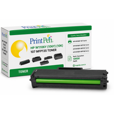 Printpen HP W1106Y (106Y) (10K) 107 MFP135 Toner