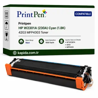Printpen Hp W2301A (230A) Mavi (1.8K) 4203 Mfp4303 Toner