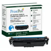 Printpen Hp W2301X (230X) & Canon Crg-069Hc & T12 Mavi Chipsiz (5.5K) 4203 Mfp 4303 ; Canon Crg069Hc Toner