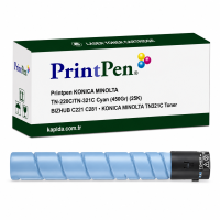 Printpen Konica Minolta Tn-220C,Tn-321C Mavi (450Gr) (25K) Bizhub C221 C281 ; Konica Minolta Tn321C Toner