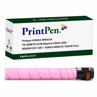 Printpen KONICA MINOLTA TN-220M,TN-321M Magenta (450Gr) (25K) BIZHUB C221 C281 ; KONICA MINOLTA TN321M Toner
