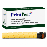 Printpen Konica Minolta Tn-220Y,Tn-321Y Sarı (450Gr) (25K) Bizhub C221 C281 ; Konica Minolta Tn321Y Toner