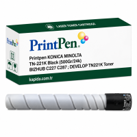 Printpen Konica Minolta Tn-221K Black (500Gr/24K) Bizhub C227 C287 ; Develop Tn221K Toner