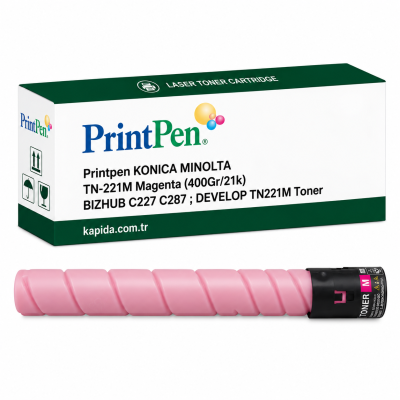 Printpen KONICA MINOLTA TN-221M Magenta (400Gr/21k) BIZHUB C227 C287 ; DEVELOP TN221M Toner
