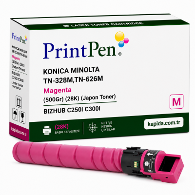 Printpen KONICA MINOLTA TN-328M,TN-626M Magenta (500Gr) (28K) (Japon Toner) BIZHUB C250i C300i