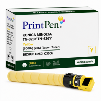 Printpen Konica Minolta Tn-328Y.tn-626Y Sarı (500Gr) (28K) (Japon Toner) Bizhub C250I C300I