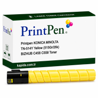 Printpen Konica Minolta Tn-514Y Sarı (515Gr/26K) Bizhub C458 C558 Toner