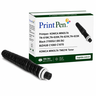 Printpen KONICA MINOLTA TN-619K,TN-620K,TN-621K,TN-623K Black (1100Gr) (66.5k) BIZHUB C1060 C1070 ; KONICA MINOLTA TN621K Toner