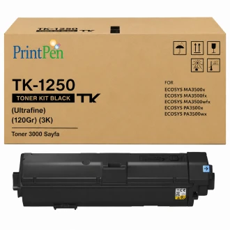 Printpen Kyocera Tk-1250 (Ultrafine) (120Gr) (3K) Ecosys Ma3500X Ma3500Wx Toner