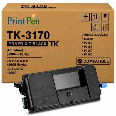 Printpen KYOCERA TK-3170 (430Gr/15,5k) (Ultrafine) M3860 P3050 Toner