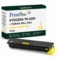 PRINTPEN KYOCERA TK-5205 > TASKalfa 356ci, 358ci Yellow (200Gr/12k) Toner