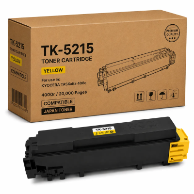 Printpen KYOCERA TK-5215 Yellow(260Gr) (15k) (Japon Toner) TASKalfa 406ci