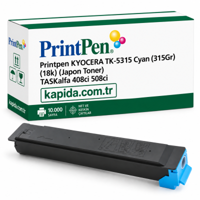 Printpen KYOCERA TK-5315 Cyan (315Gr) (18k) (Japon Toner) TASKalfa 408ci 508ci
