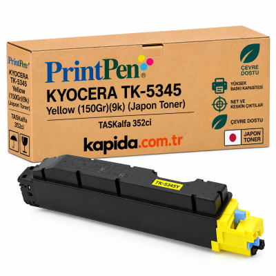 Printpen KYOCERA TK-5345 Yellow (150Gr)(9k) (Japon Toner) TASKalfa 352ci