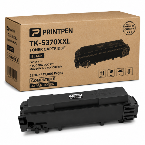 PRINTPEN KYOCERA TK-5370XXL Black (360Gr/18k) (Japon Toner) ECOSYS MA3500cix MA3500cifx PRINTPEN KYOCERA TK-5370XXL Black (360Gr/18k) (Japon Toner) ECOSYS MA3500cix MA3500cifx
