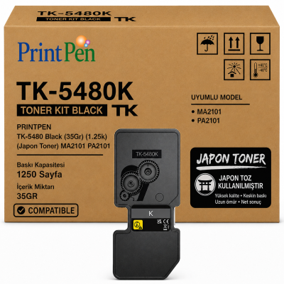 Printpen KYOCERA TK-5480 Black (35Gr) (1.25k) (Japon Toner) MA2101 PA2101