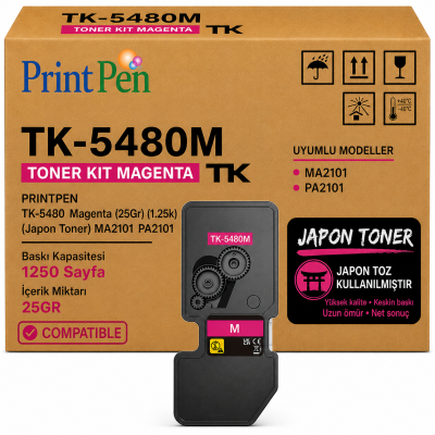 Printpen KYOCERA TK-5480 Magenta (25Gr) (1.25k) (Japon Toner) MA2101 PA2101