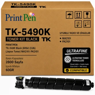 Printpen Kyocera Tk-5490 Black (60Gr) (2.8K) (Japon Toner) Ma2101 Pa2101