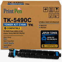 Printpen Kyocera Tk-5490 Cyan (40Gr) (2.4K) (Japon Toner) Ma2101 Pa2101