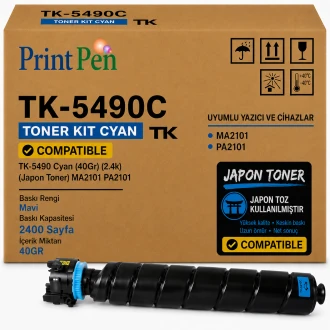 Printpen Kyocera Tk-5490 Mavi (40Gr) (2.4K) (Japon Toner) Ma2101 Pa2101