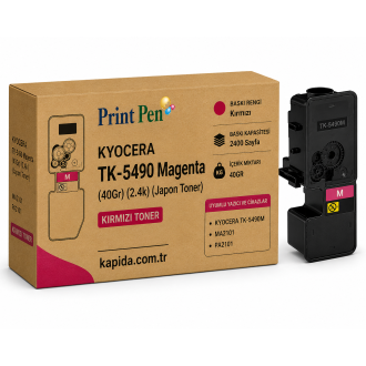 Printpen KYOCERA TK-5490 Magenta (40Gr) (2.4k) (Japon Toner) MA2101 PA2101 Printpen KYOCERA TK-5490 Magenta (40Gr) (2.4k) (Japon Toner) MA2101 PA2101