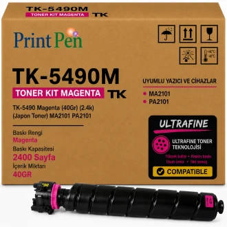 Printpen Kyocera Tk-5490 Kırmızı (40Gr) (2.4K) (Japon Toner) Ma2101 Pa2101