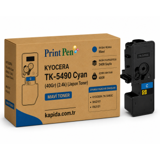 Printpen KYOCERA TK-5490 Cyan (40Gr) (2.4k) (Japon Toner) MA2101 PA2101 Printpen KYOCERA TK-5490 Cyan (40Gr) (2.4k) (Japon Toner) MA2101 PA2101