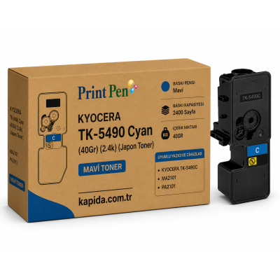 Printpen KYOCERA TK-5490 Cyan (40Gr) (2.4k) (Japon Toner) MA2101 PA2101