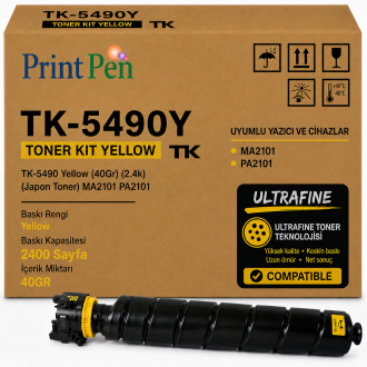 Printpen KYOCERA TK-5490 Yellow (40Gr) (2.4k) (Japon Toner) MA2101 PA2101 Printpen KYOCERA TK-5490 Yellow (40Gr) (2.4k) (Japon Toner) MA2101 PA2101