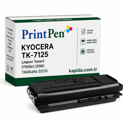 Printpen KYOCERA TK-7125 (Japon Toner) (750Gr) (20K) TASKalfa 3212i