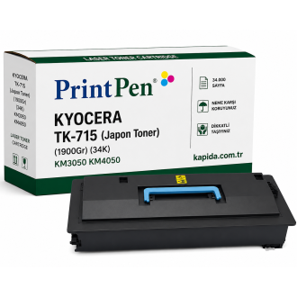 Printpen KYOCERA TK-715 (Japon Toner) (1900Gr) (34K) KM3050 KM4050 Printpen KYOCERA TK-715 (Japon Toner) (1900Gr) (34K) KM3050 KM4050