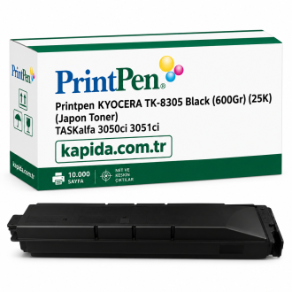 Printpen KYOCERA TK-8305 Black (600Gr) (25K) (Japon Toner) TASKalfa 3050ci 3051ci Printpen KYOCERA TK-8305 Black (600Gr) (25K) (Japon Toner) TASKalfa 3050ci 3051ci