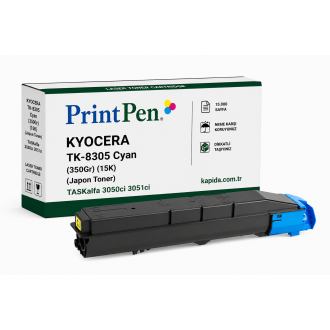 Printpen KYOCERA TK-8305 Cyan (350Gr) (15K) (Japon Toner) TASKalfa 3050ci 3051ci Printpen KYOCERA TK-8305 Cyan (350Gr) (15K) (Japon Toner) TASKalfa 3050ci 3051ci