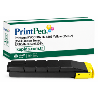 Printpen KYOCERA TK-8305 Yellow (350Gr) (15K) (Japon Toner) TASKalfa 3050ci 3051ci Printpen KYOCERA TK-8305 Yellow (350Gr) (15K) (Japon Toner) TASKalfa 3050ci 3051ci