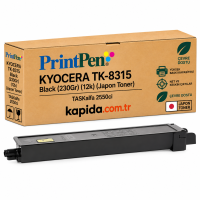 Printpen Kyocera Tk-8315 Black (230Gr) (12K) (Japon Toner) Taskalfa 2550Ci