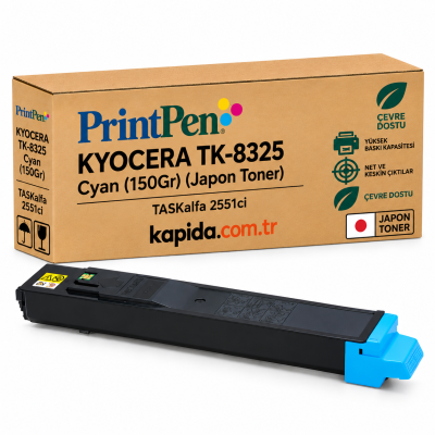 Printpen KYOCERA TK-8325 Cyan (150Gr) (Japon Toner) TASKalfa 2551ci