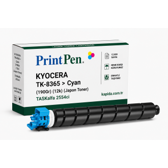 Printpen KYOCERA TK-8365 > Cyan (190Gr) (12k) (Japon Toner) TASKalfa 2554ci Printpen KYOCERA TK-8365 > Cyan (190Gr) (12k) (Japon Toner) TASKalfa 2554ci