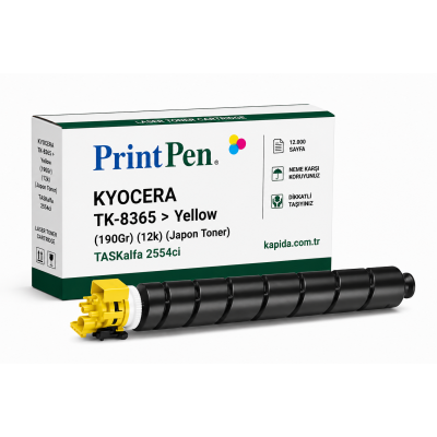 Printpen KYOCERA TK-8365 > Yellow (190Gr) (12k) (Japon Toner) TASKalfa 2554ci