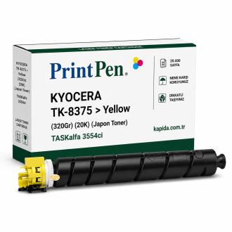 Printpen Kyocera Tk-8375 > Sarı (320Gr) (20K) (Japon Toner) Taskalfa 3554Ci