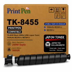 Printpen Kyocera Tk-8455 Black (500Gr) (25K) (Japon Toner) Taskalfa Mz2501Ci Mz3501Ci Printpen Kyocera Tk-8455 Black (500Gr) (25K) (Japon Toner) Taskalfa Mz2501Ci Mz3501Ci