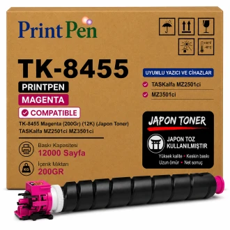 Printpen Kyocera Tk-8455 Kırmızı (200Gr) (12K) (Japon Toner) Taskalfa Mz2501Ci Mz3501Ci