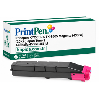 Printpen KYOCERA TK-8505 Magenta (430Gr) (20K) (Japon Toner) TASKalfa 4550ci 4551ci Printpen KYOCERA TK-8505 Magenta (430Gr) (20K) (Japon Toner) TASKalfa 4550ci 4551ci