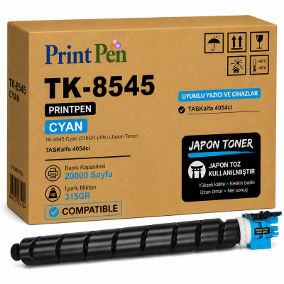 Printpen KYOCERA TK-8545 Cyan (315Gr) (20k) (Japon Toner) TASKalfa 4054ci