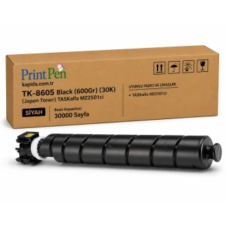 Printpen Kyocera Tk-8605 Black (600Gr) (30K) (Japon Toner) Taskalfa Mz2501Ci
